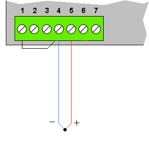 Thermocouple connection to digital panel meter with Auto CJ compensation