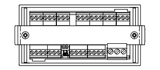 digital panel meter rear view