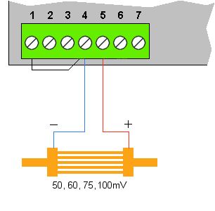 connections for DC Shunt input